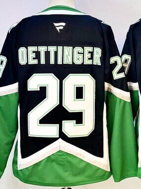 Jake Oettinger Black Alternate Jersey